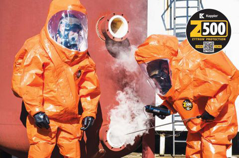 traje de materiales peligrosos