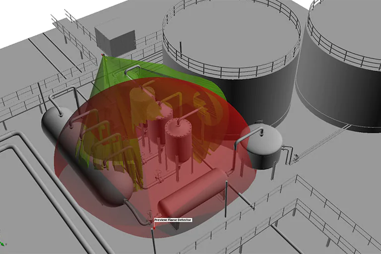 Mapeo de llama y gas ACIS PROCESS
