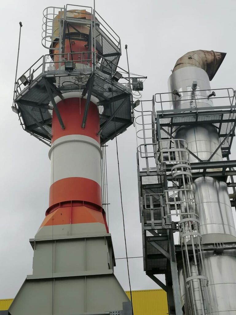 sistema de monitoreo continuo CEMS en chimeneas